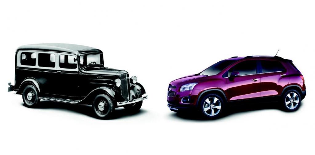1935 Chevrolet Suburban and 2013 Chevrolet Trax