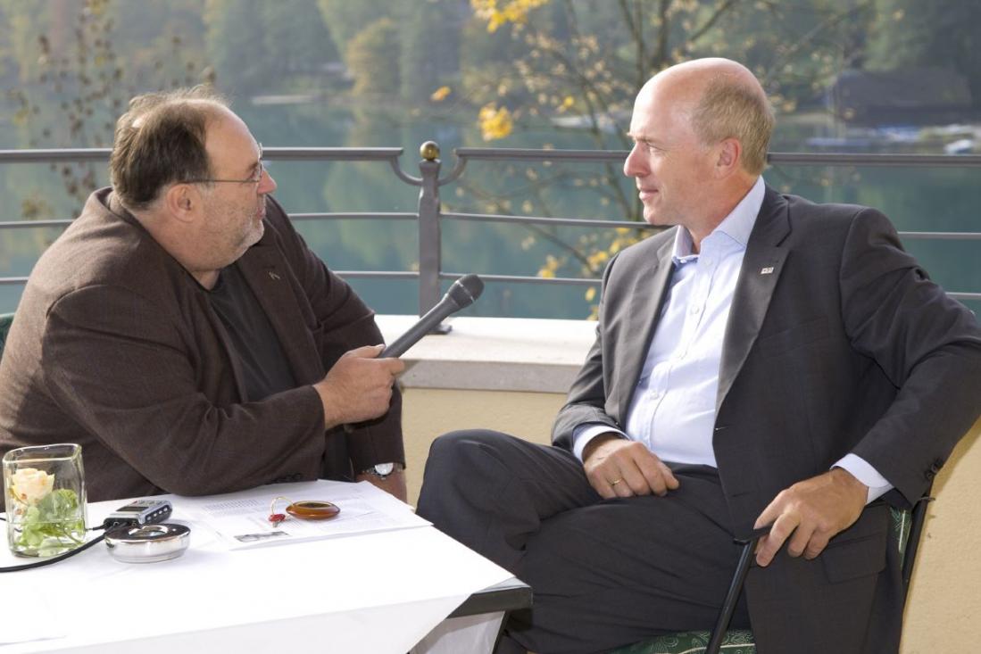 Carl Peter Forster (rechts)