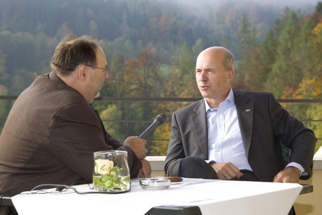 Carl Peter Forster (rechts)